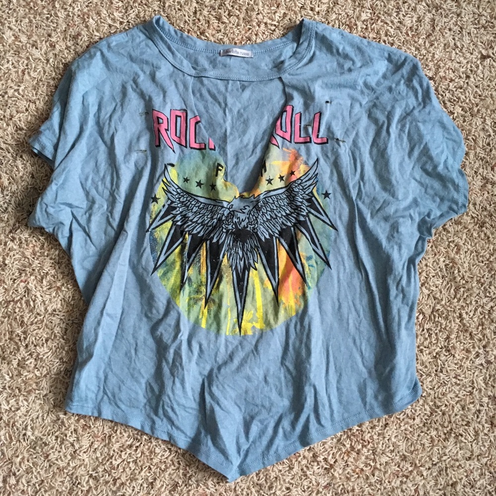 Charlotte Russe Rock n Roll shirt